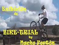 Exibición de Trial Bike a cargo de Nacho Fortón en el marco de las Fiestas de Septiembre